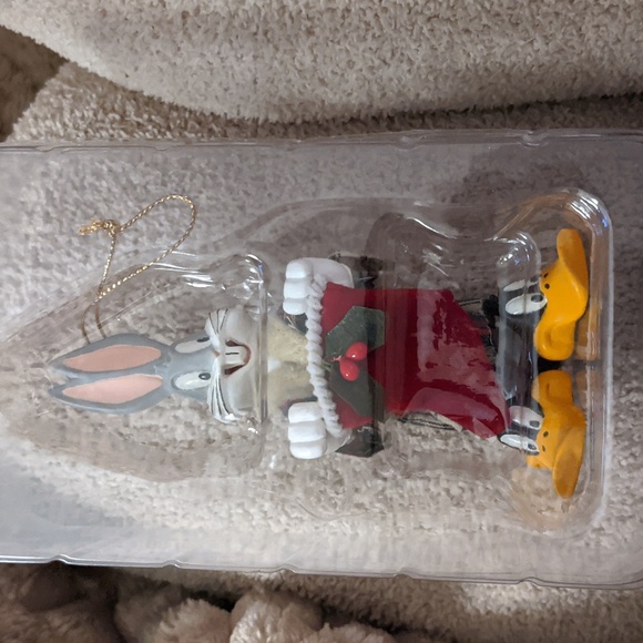 Bugs Bunny Ornament RARE 1998 Wearing Nighahirt Warner Bros Vintage Looney Tunes - Picture 2 of 8